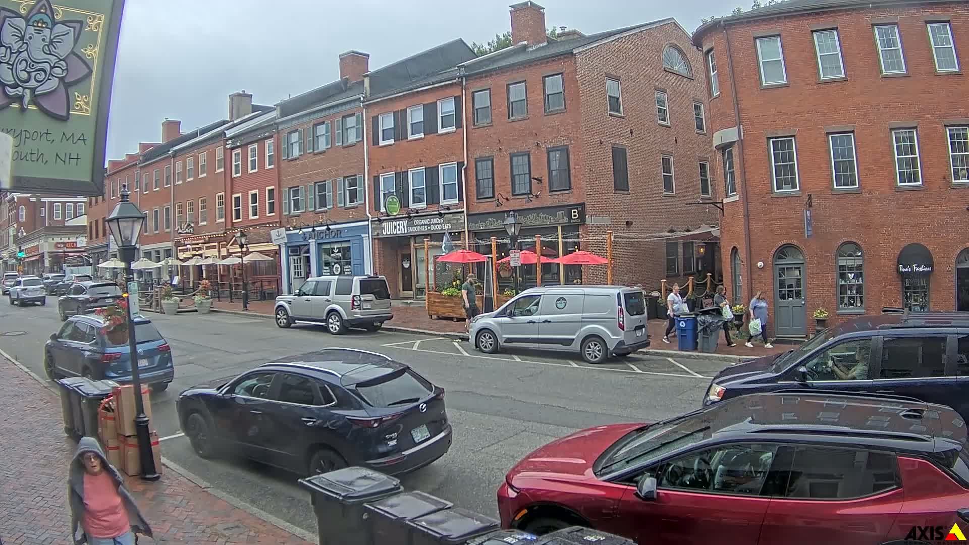 Newburyport, State Street South View Live Cam - Newburyport, Essex, Massachusetts, USA