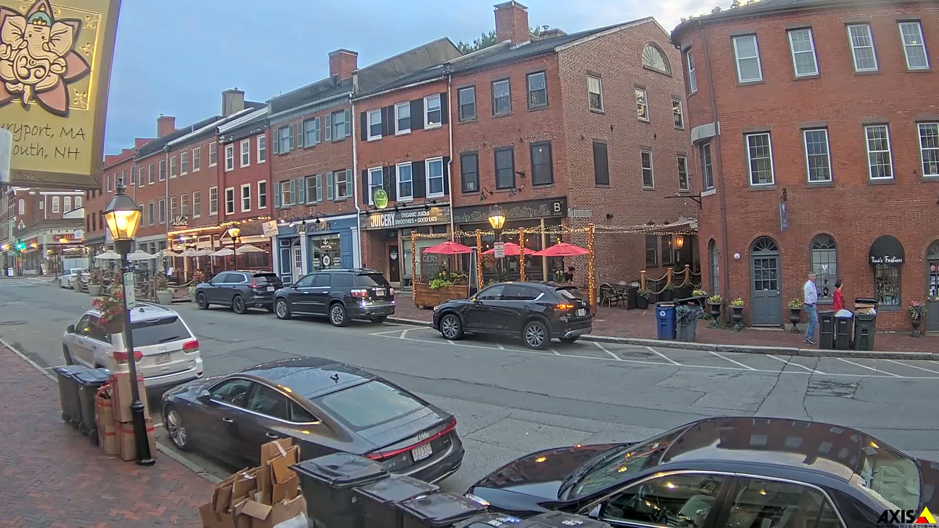 Newburyport, State Street South View Live Cam - Newburyport, Essex, Massachusetts, USA