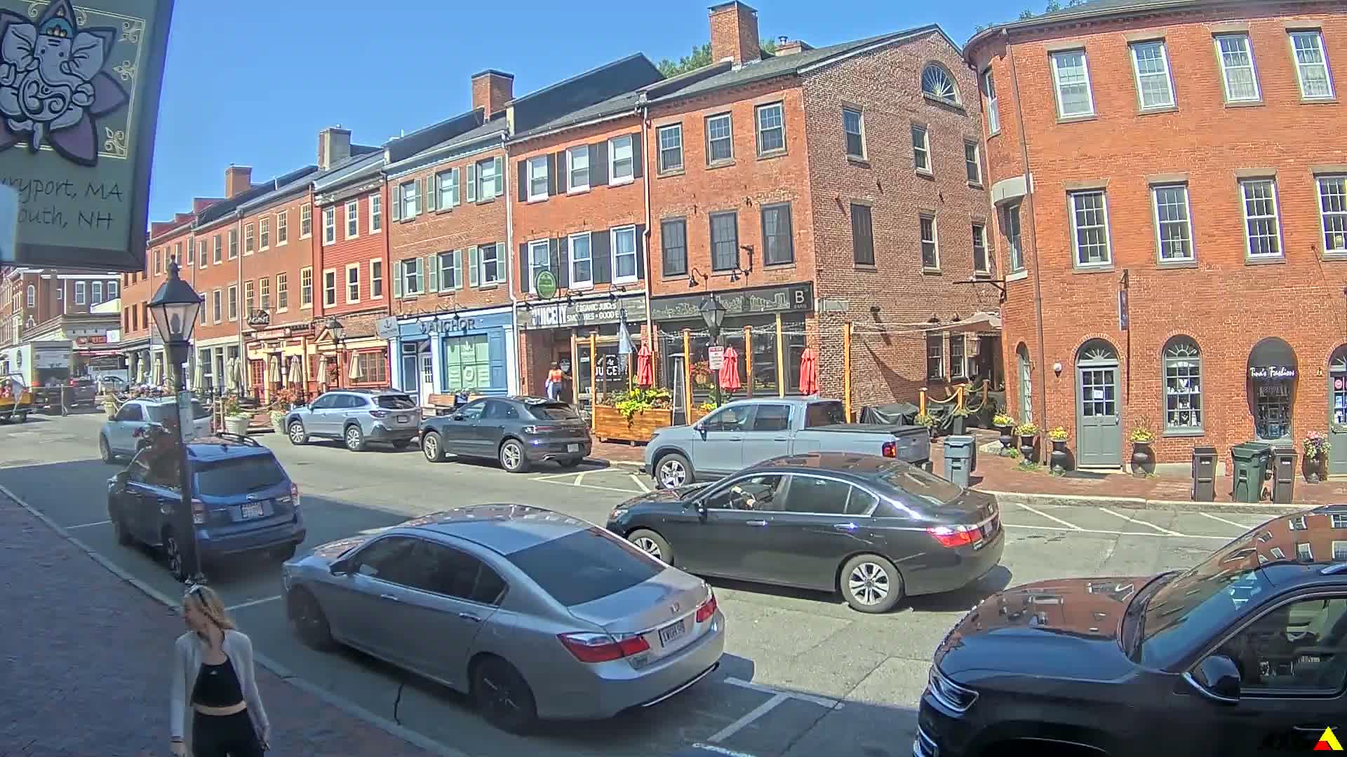 Newburyport, State Street South View Live Cam - Newburyport, Essex, Massachusetts, USA