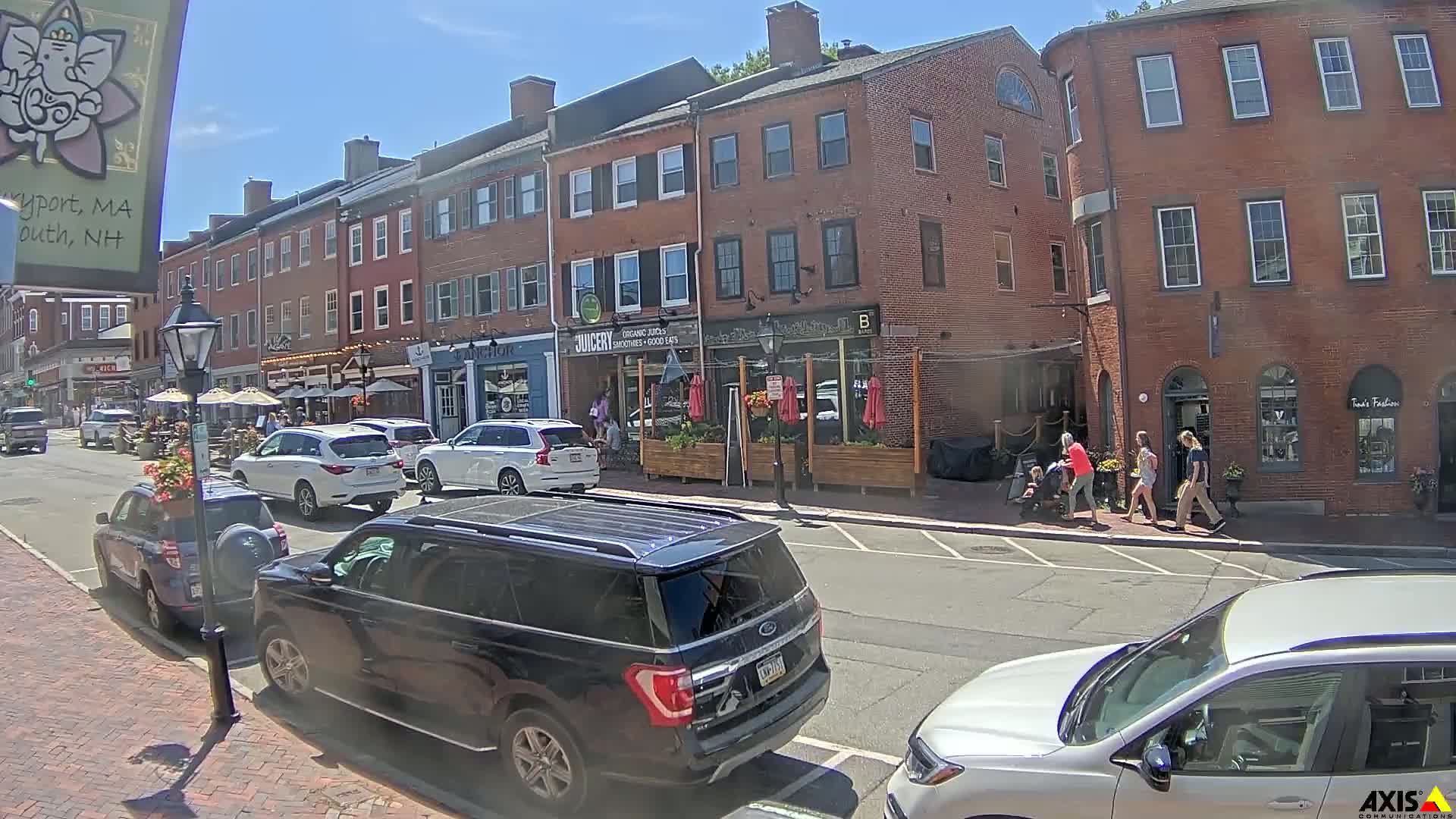Newburyport, State Street South View Live Cam - Newburyport, Essex, Massachusetts, USA