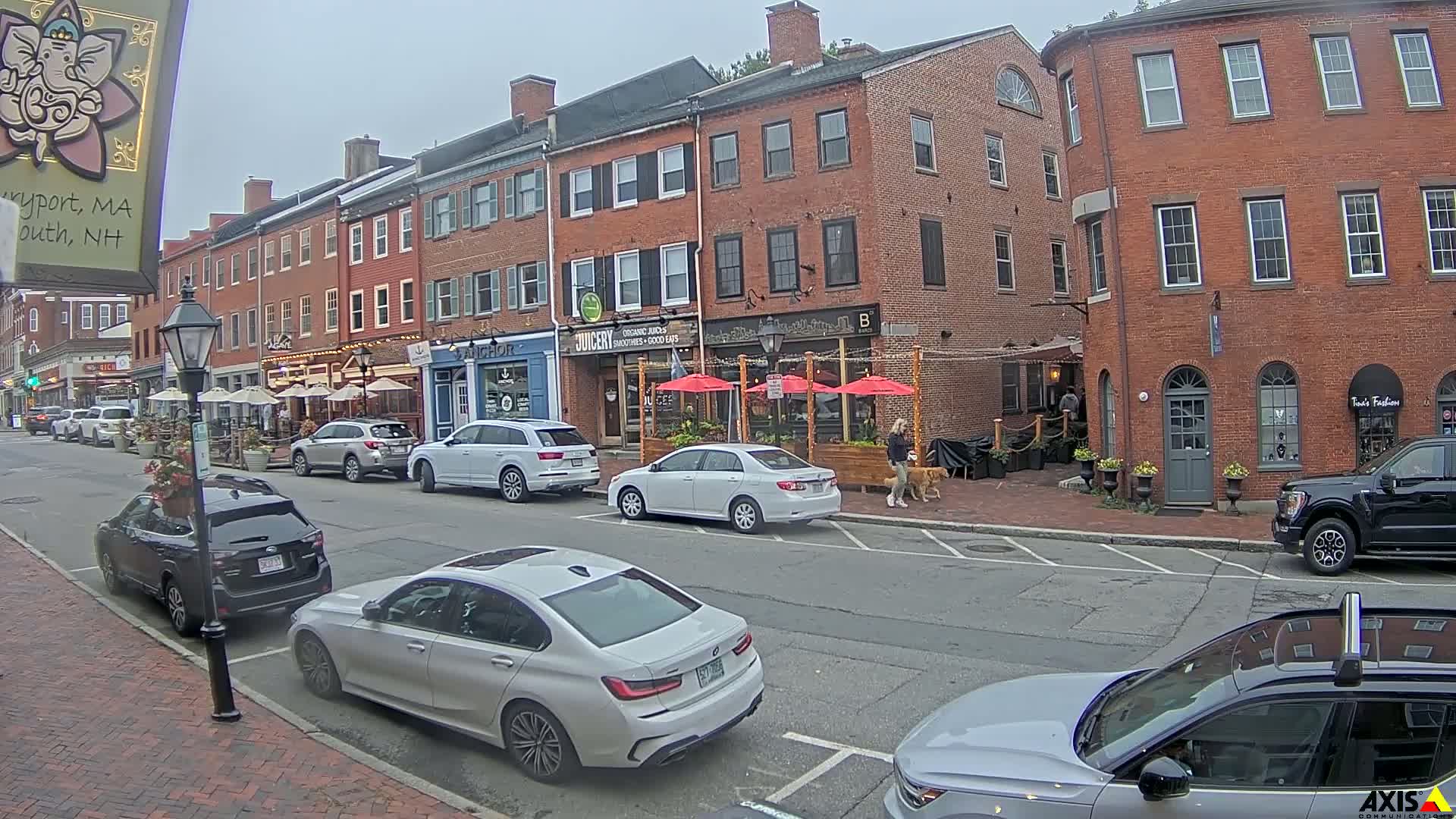 Newburyport, State Street South View Live Cam - Newburyport, Essex, Massachusetts, USA