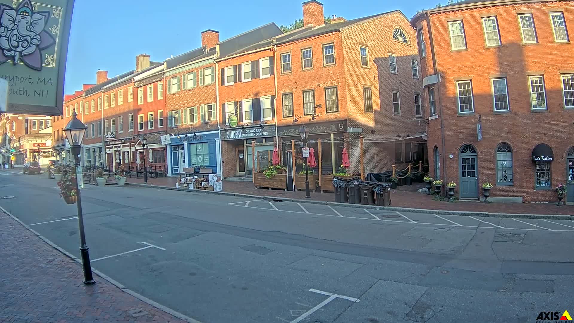 Newburyport, State Street South View Live Cam - Newburyport, Essex, Massachusetts, USA