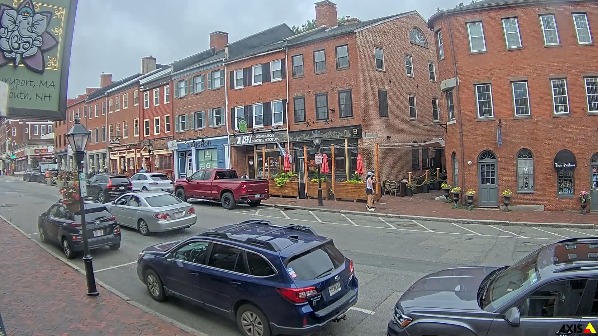 Newburyport, State Street South View Live Cam - Newburyport, Essex, Massachusetts, USA