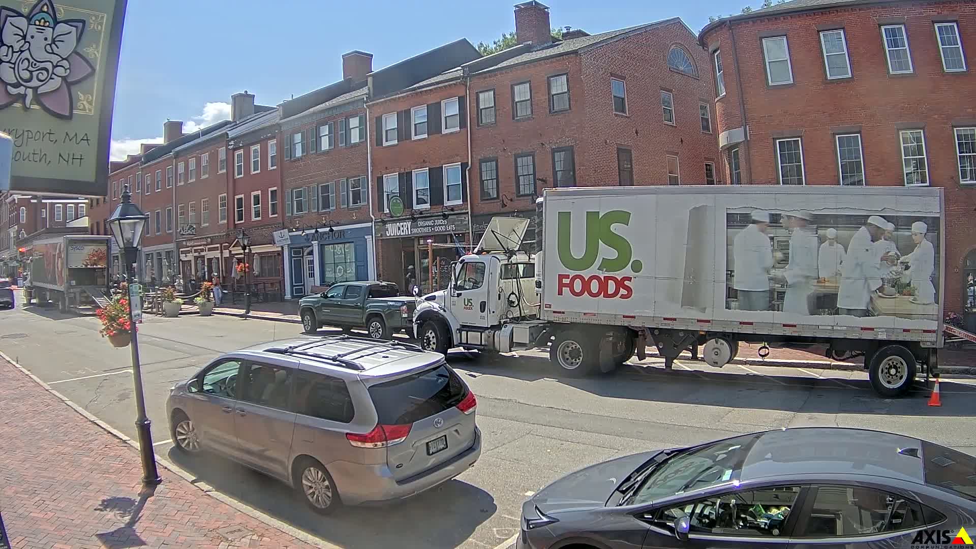 Newburyport, State Street South View Live Cam - Newburyport, Essex, Massachusetts, USA