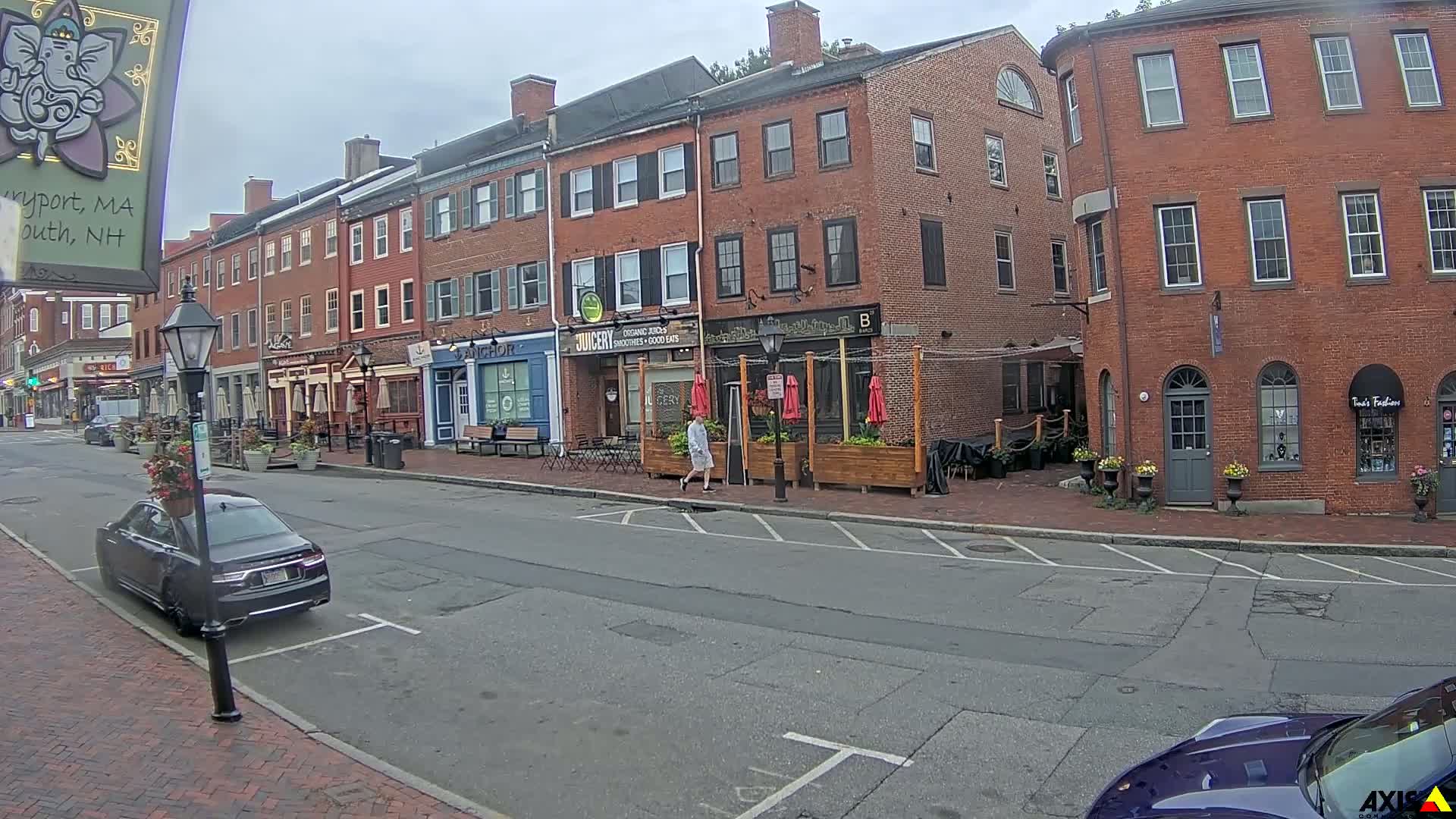 Newburyport, State Street South View Live Cam - Newburyport, Essex, Massachusetts, USA