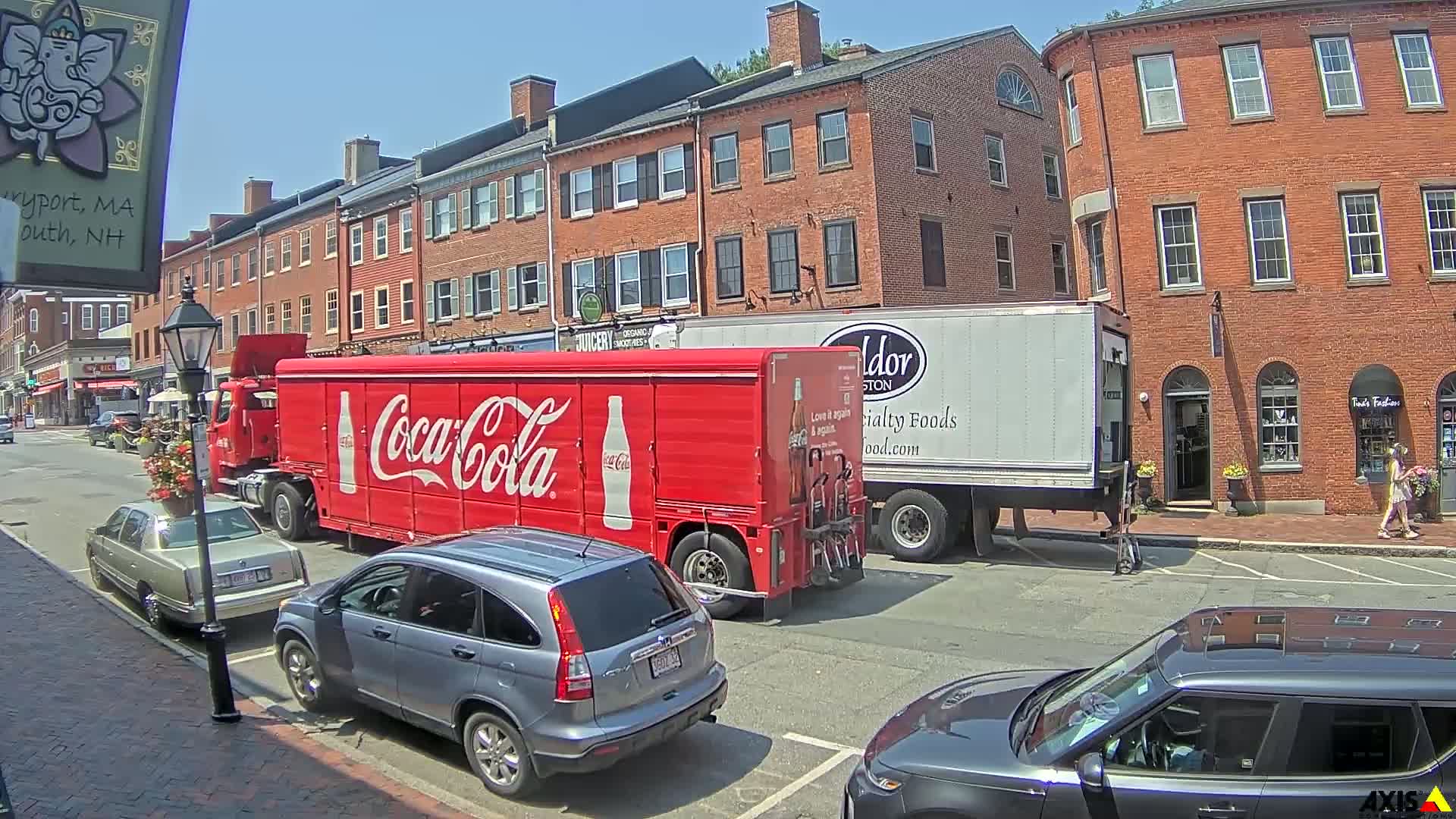 Newburyport, State Street South View Live Cam - Newburyport, Essex, Massachusetts, USA