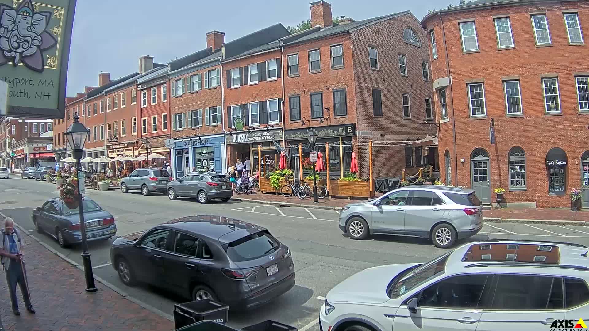 Newburyport, State Street South View Live Cam - Newburyport, Essex, Massachusetts, USA
