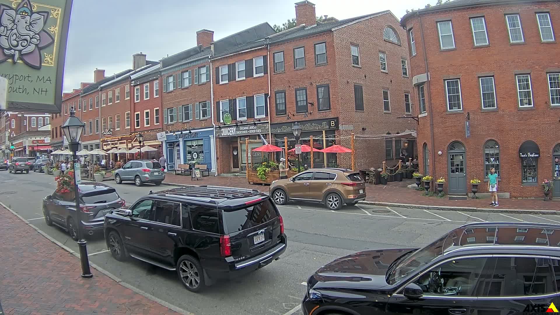 Newburyport, State Street South View Live Cam - Newburyport, Essex, Massachusetts, USA