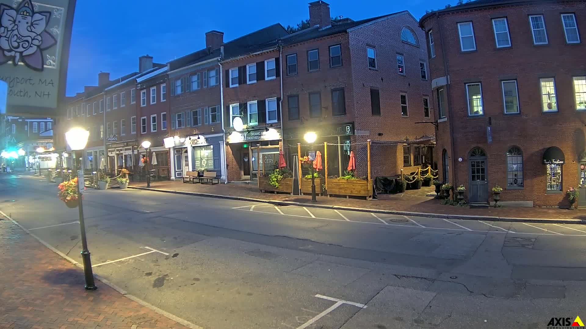 Newburyport, State Street South View Live Cam - Newburyport, Essex, Massachusetts, USA