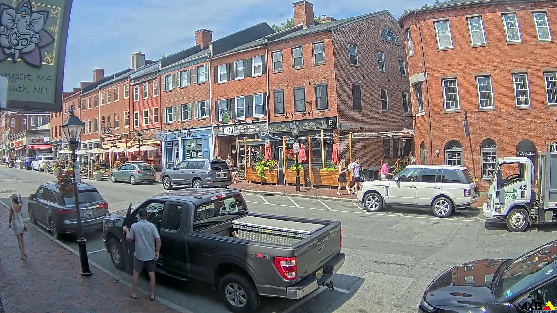 Newburyport, State Street South View Live Cam - Newburyport, Essex, Massachusetts, USA