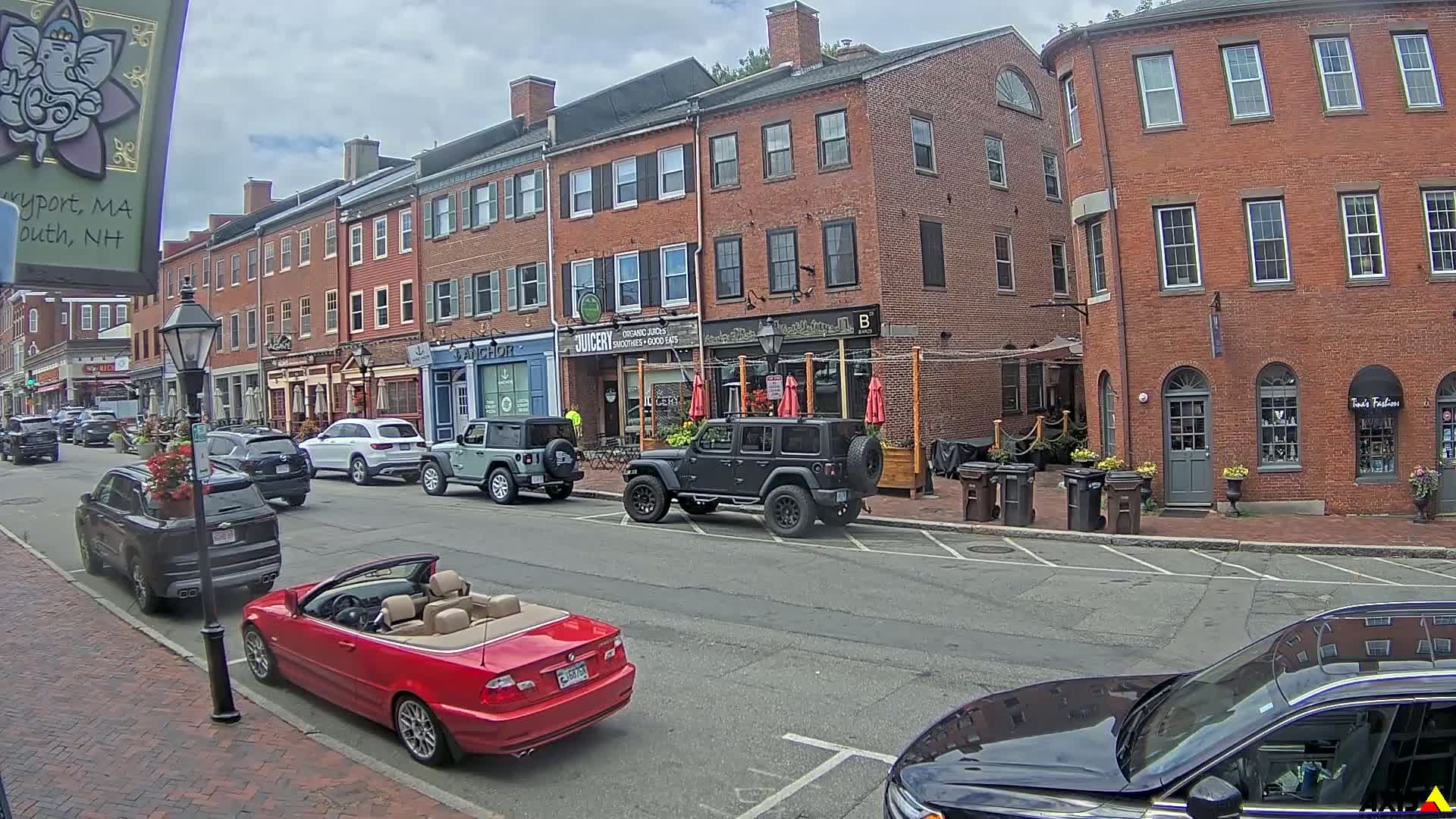Newburyport, State Street South View Live Cam - Newburyport, Essex, Massachusetts, USA