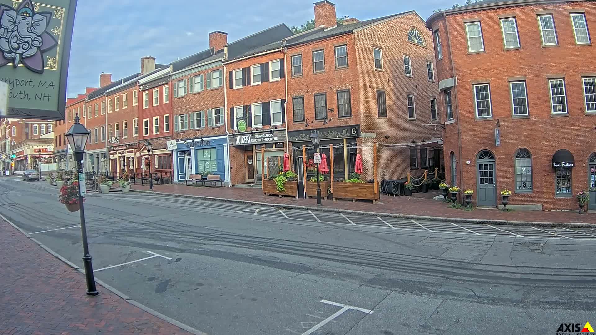 Newburyport, State Street South View Live Cam - Newburyport, Essex, Massachusetts, USA