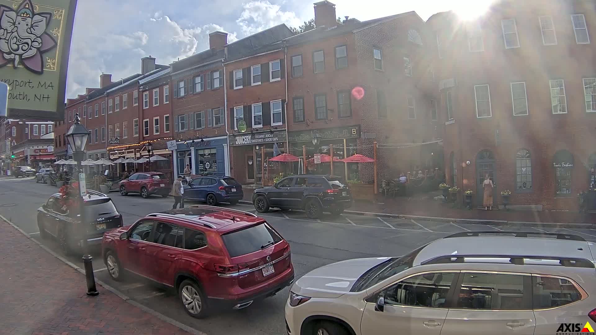Newburyport, State Street South View Live Cam - Newburyport, Essex, Massachusetts, USA