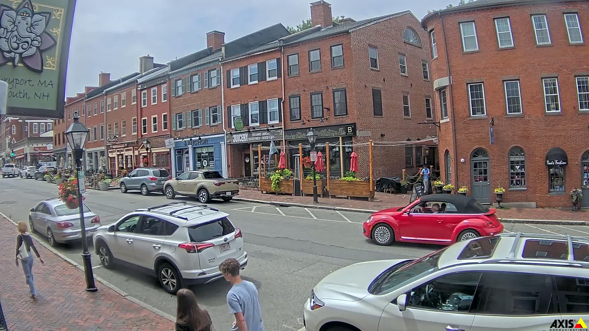 Newburyport, State Street South View Live Cam - Newburyport, Essex, Massachusetts, USA