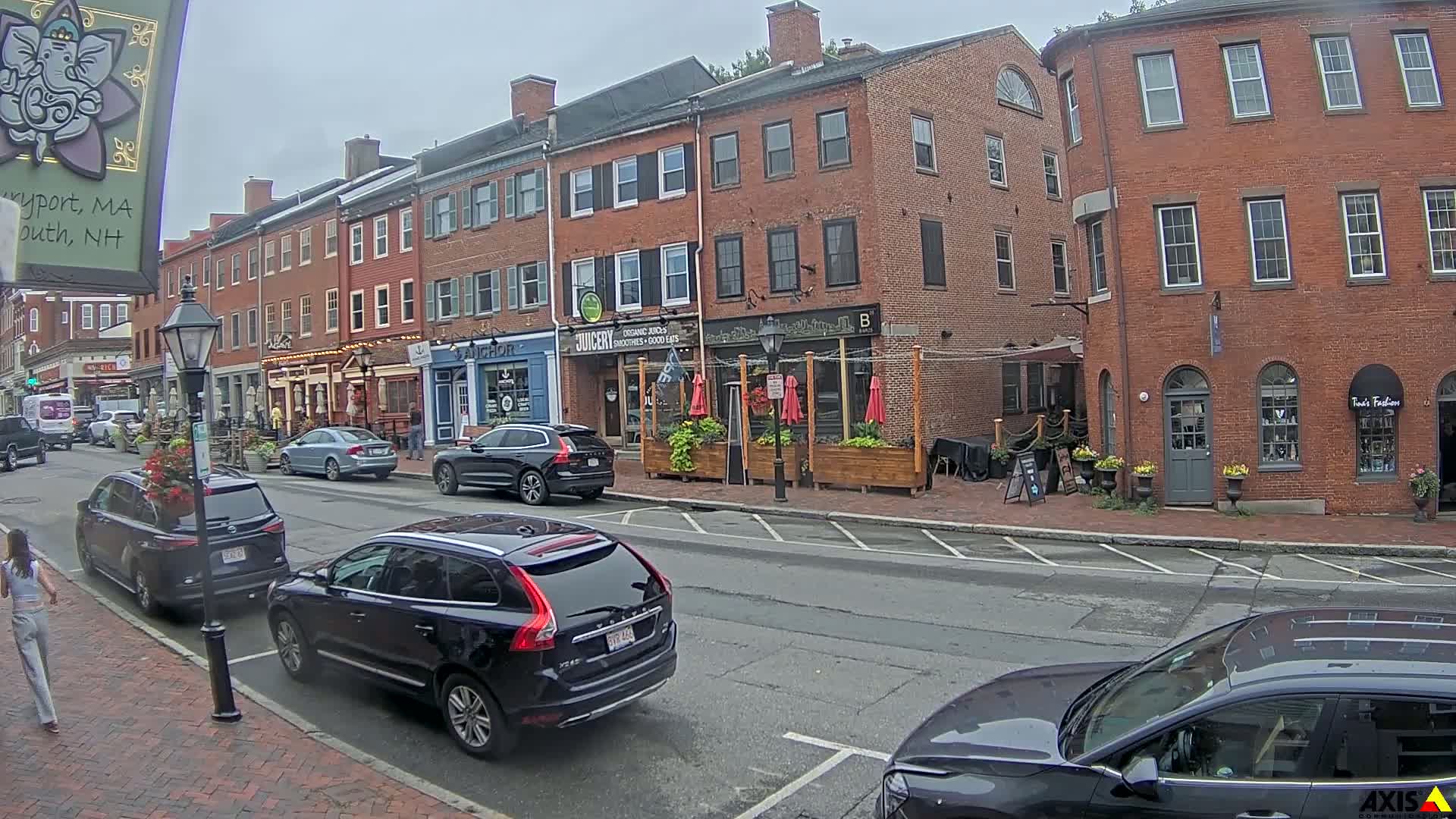 Newburyport, State Street South View Live Cam - Newburyport, Essex, Massachusetts, USA
