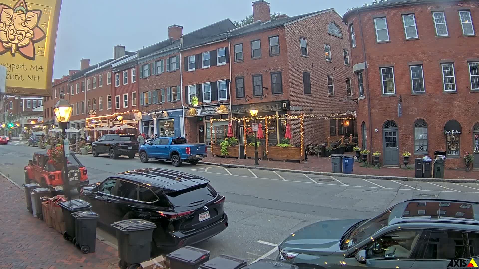 Newburyport, State Street South View Live Cam - Newburyport, Essex, Massachusetts, USA