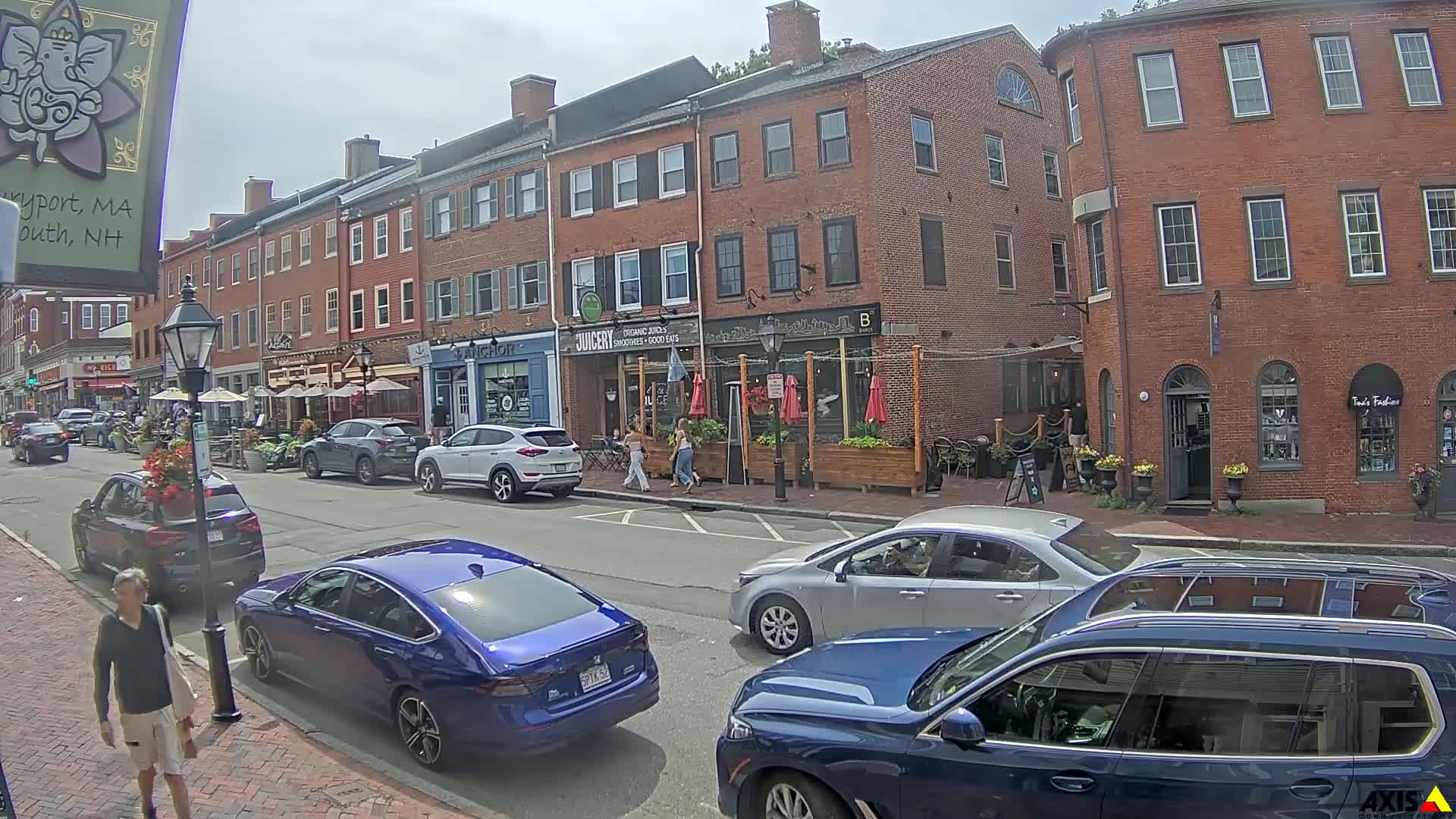 Newburyport, State Street South View Live Cam - Newburyport, Essex, Massachusetts, USA
