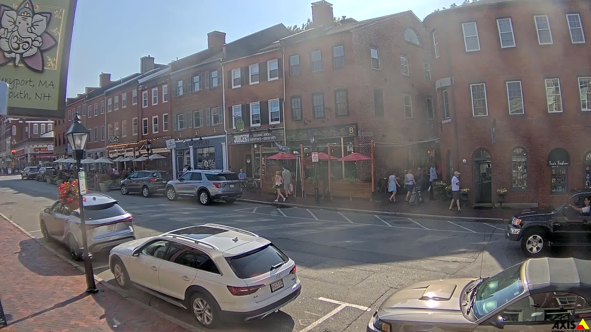 Newburyport, State Street South View Live Cam - Newburyport, Essex, Massachusetts, USA