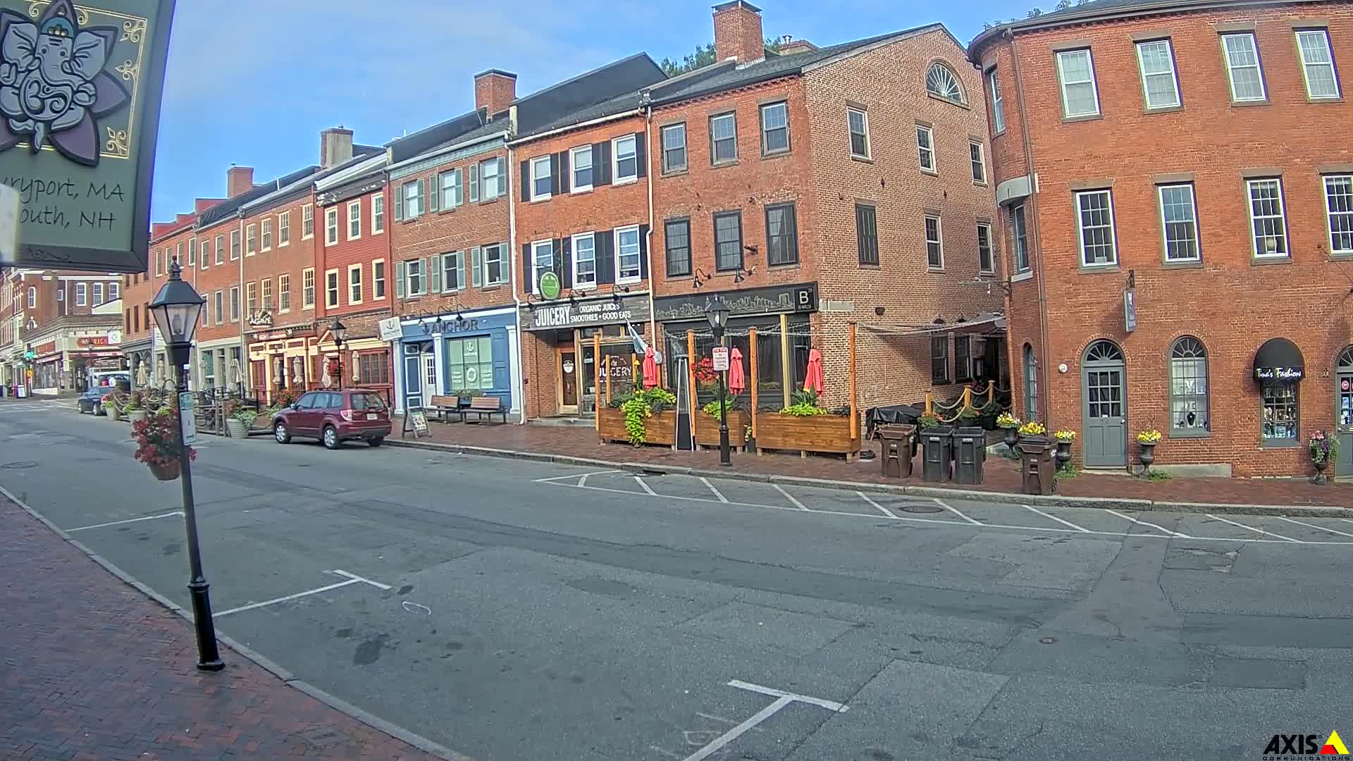 Newburyport, State Street South View Live Cam - Newburyport, Essex, Massachusetts, USA