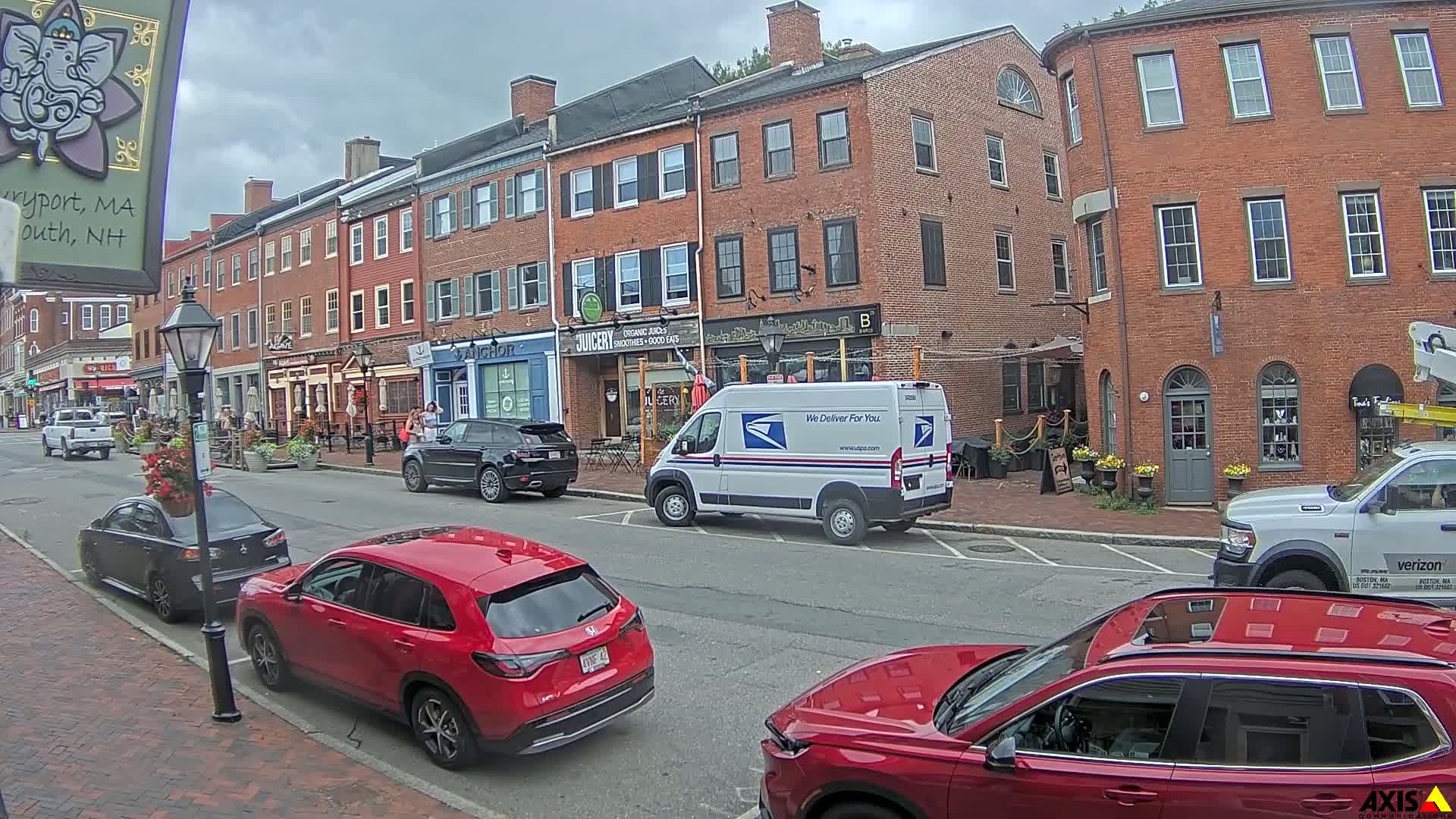 Newburyport, State Street South View Live Cam - Newburyport, Essex, Massachusetts, USA