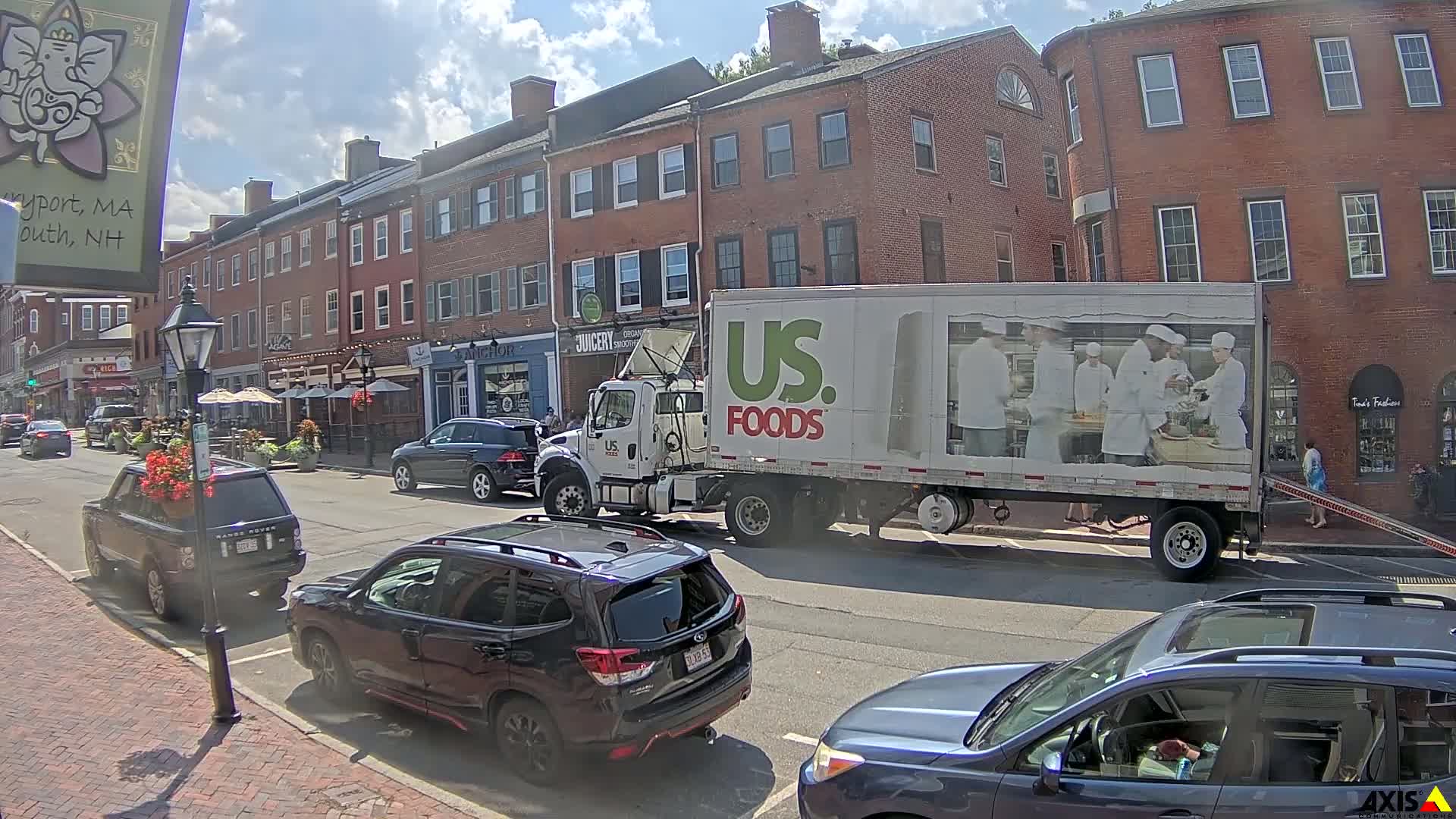 Newburyport, State Street South View Live Cam - Newburyport, Essex, Massachusetts, USA