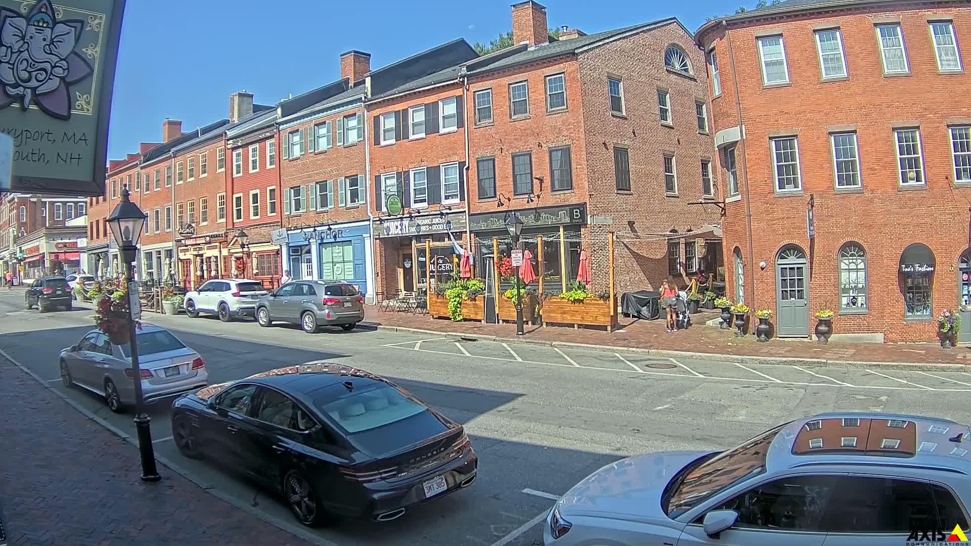 Newburyport, State Street South View Live Cam - Newburyport, Essex, Massachusetts, USA