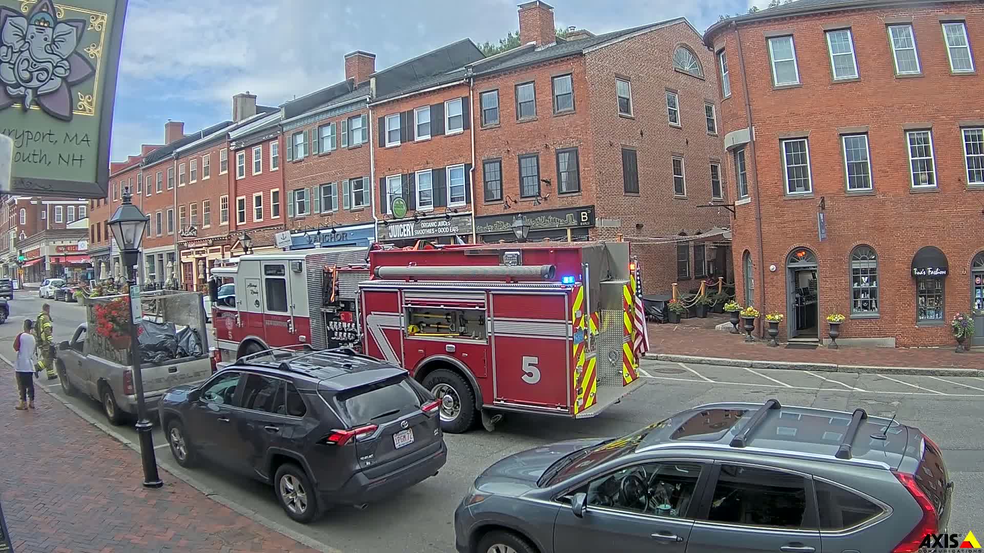 Newburyport, State Street South View Live Cam - Newburyport, Essex, Massachusetts, USA