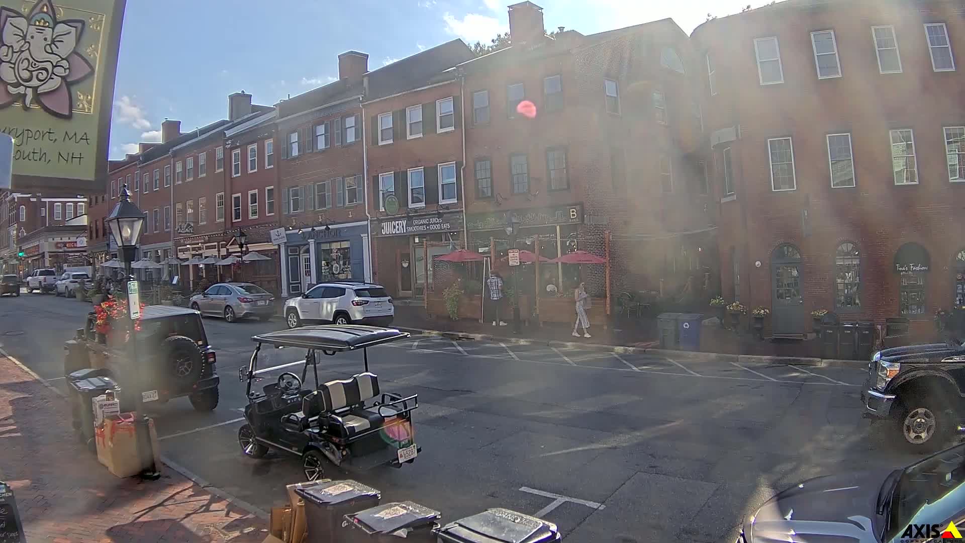 Newburyport, State Street South View Live Cam - Newburyport, Essex, Massachusetts, USA