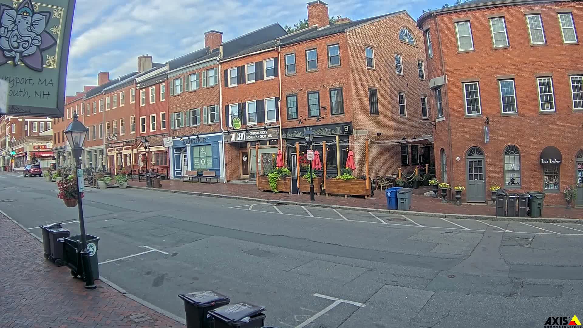 Newburyport, State Street South View Live Cam - Newburyport, Essex, Massachusetts, USA