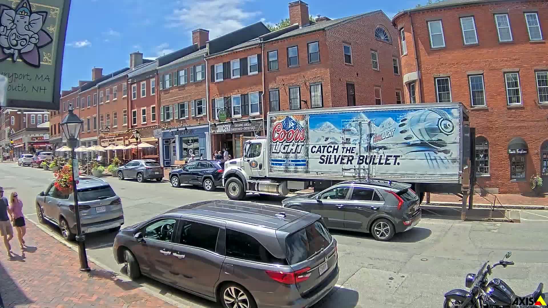 Newburyport, State Street South View Live Cam - Newburyport, Essex, Massachusetts, USA