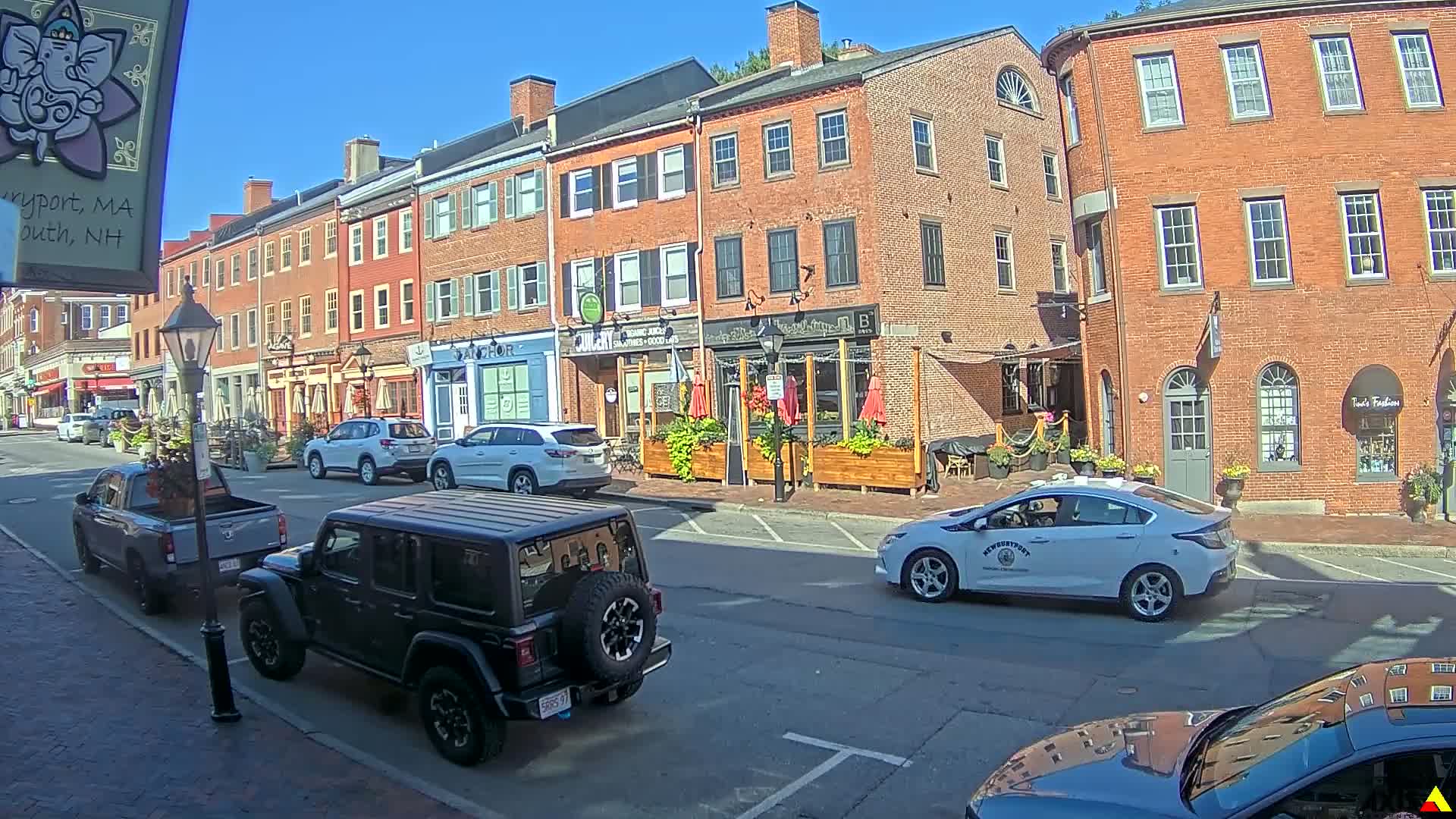 Newburyport, State Street South View Live Cam - Newburyport, Essex, Massachusetts, USA