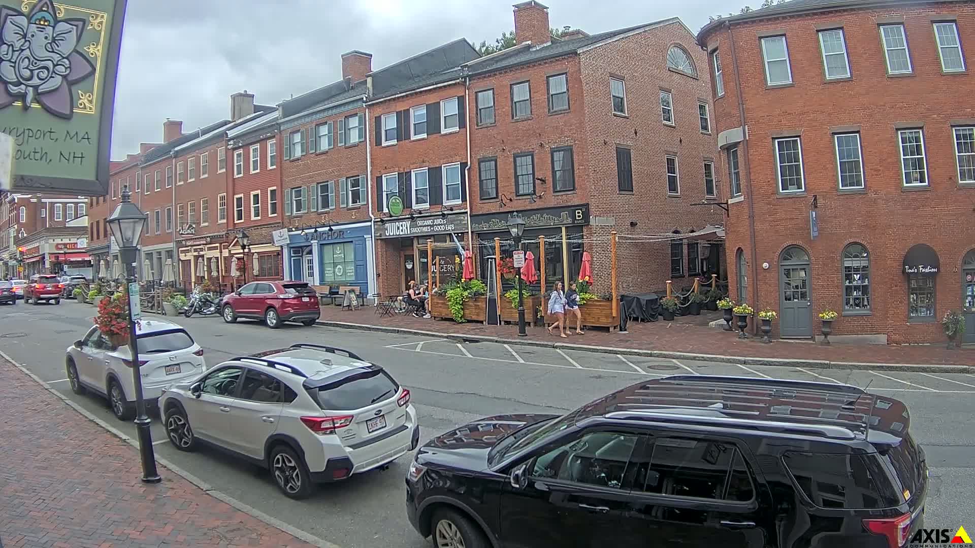 Newburyport, State Street South View Live Cam - Newburyport, Essex, Massachusetts, USA