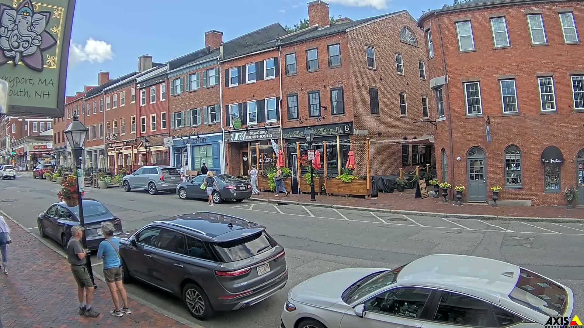 Newburyport, State Street South View Live Cam - Newburyport, Essex, Massachusetts, USA