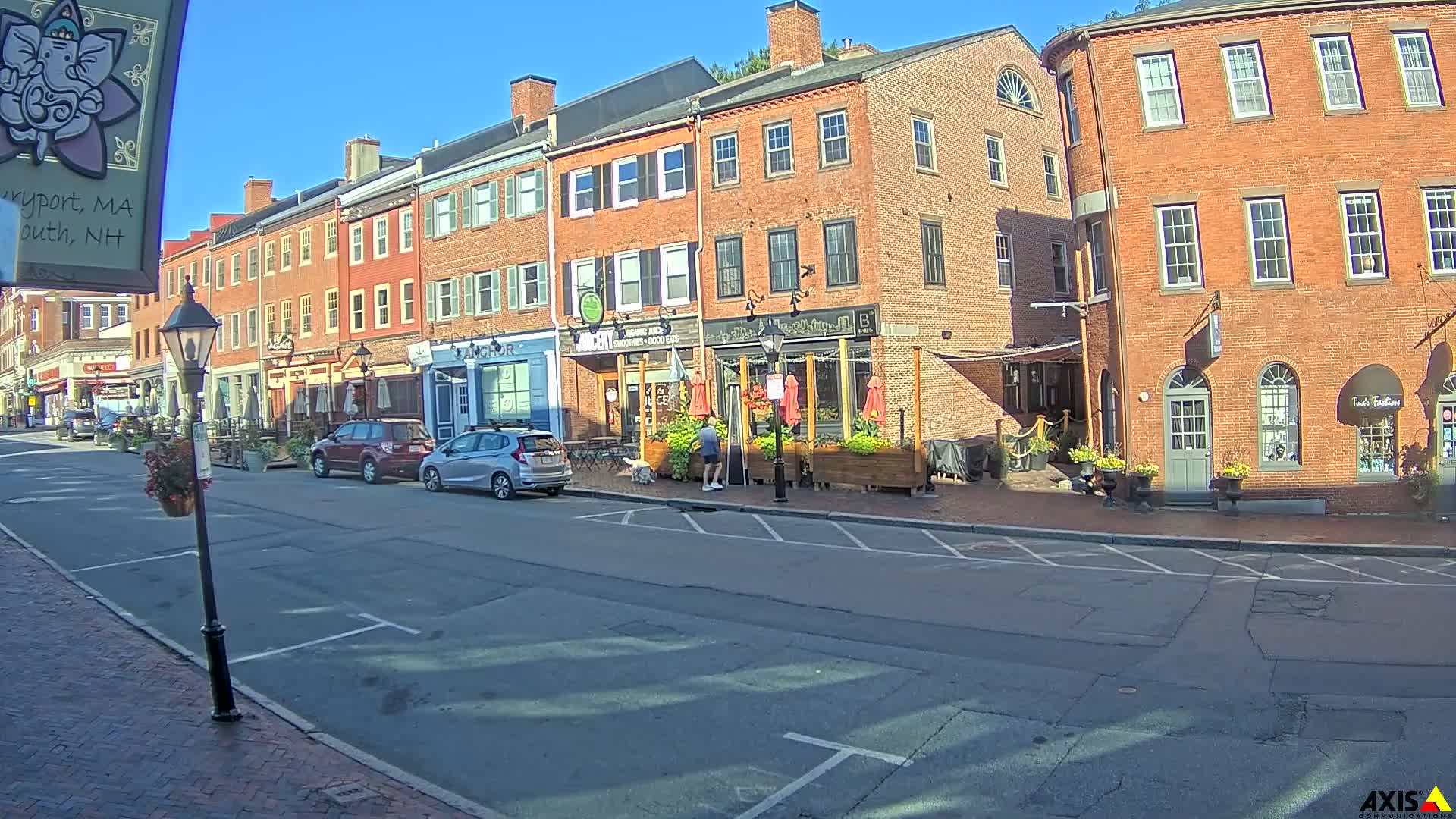 Newburyport, State Street South View Live Cam - Newburyport, Essex, Massachusetts, USA
