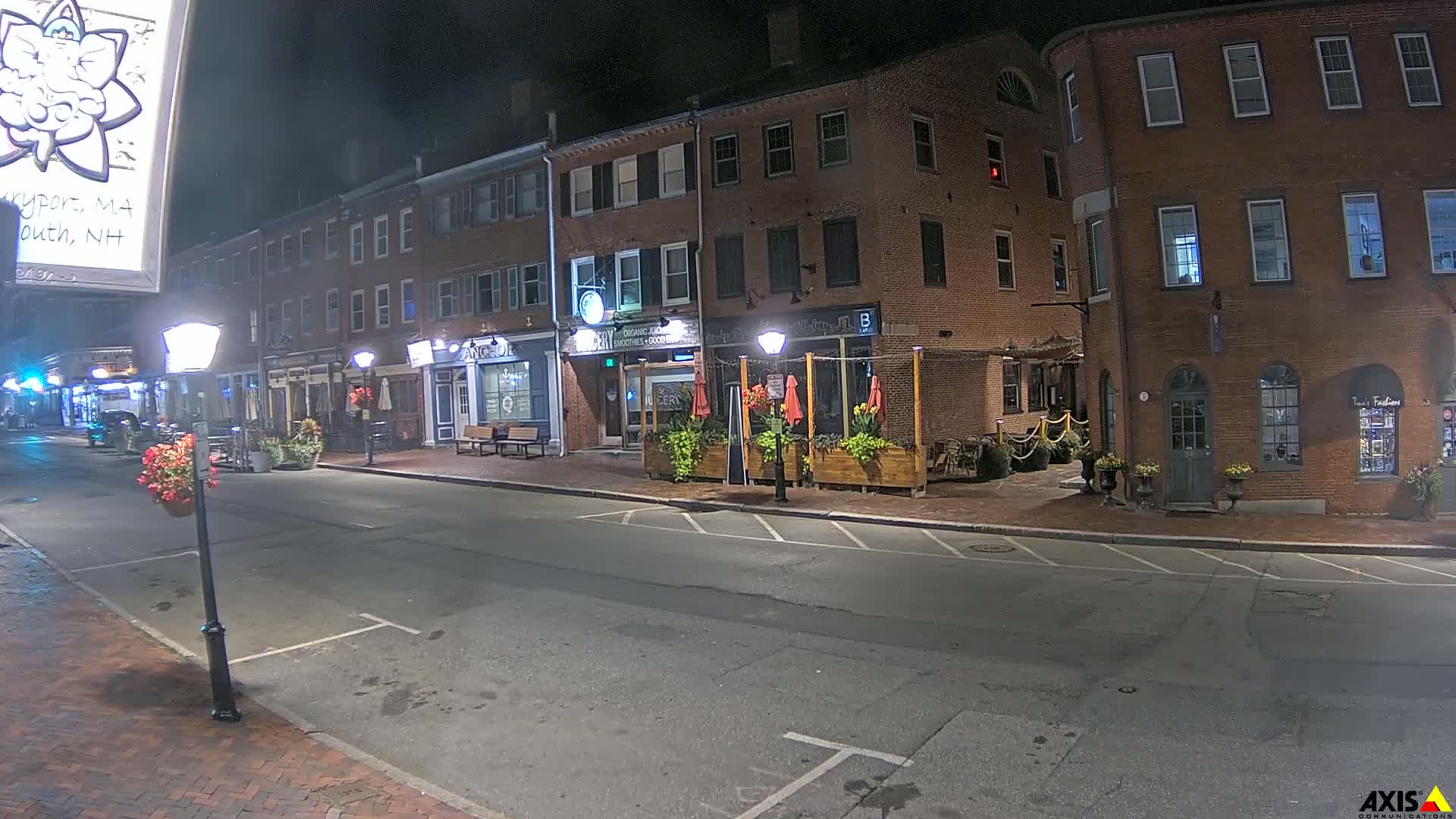 Newburyport, State Street South View Live Cam - Newburyport, Essex, Massachusetts, USA