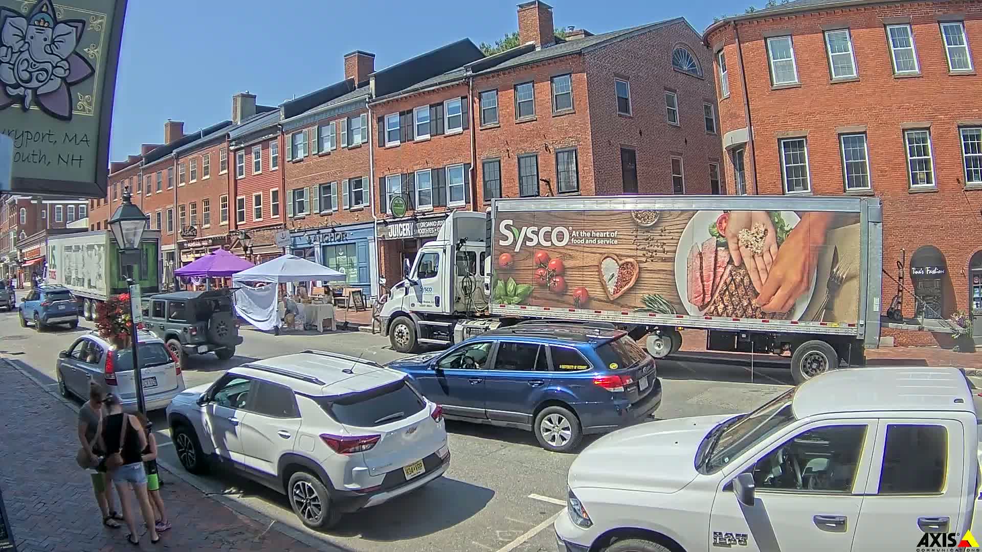 Newburyport, State Street South View Live Cam - Newburyport, Essex, Massachusetts, USA