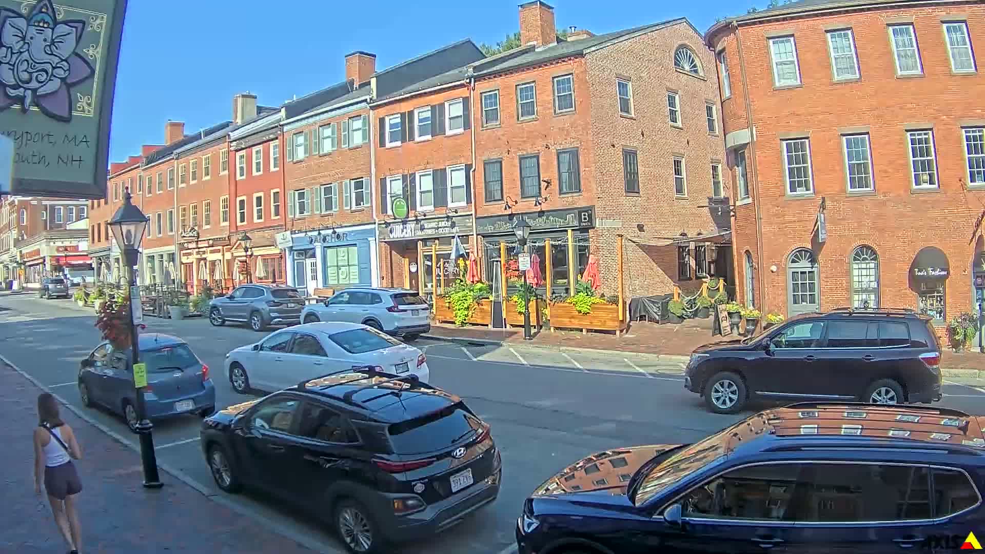 Newburyport, State Street South View Live Cam - Newburyport, Essex, Massachusetts, USA