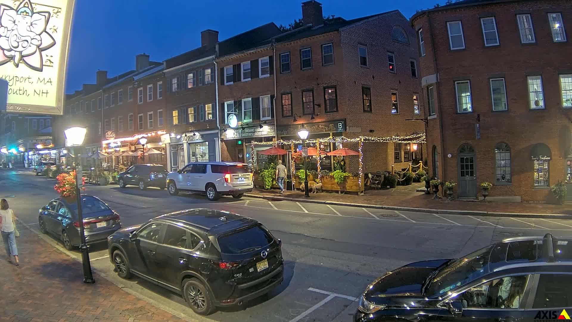 Newburyport, State Street South View Live Cam - Newburyport, Essex, Massachusetts, USA