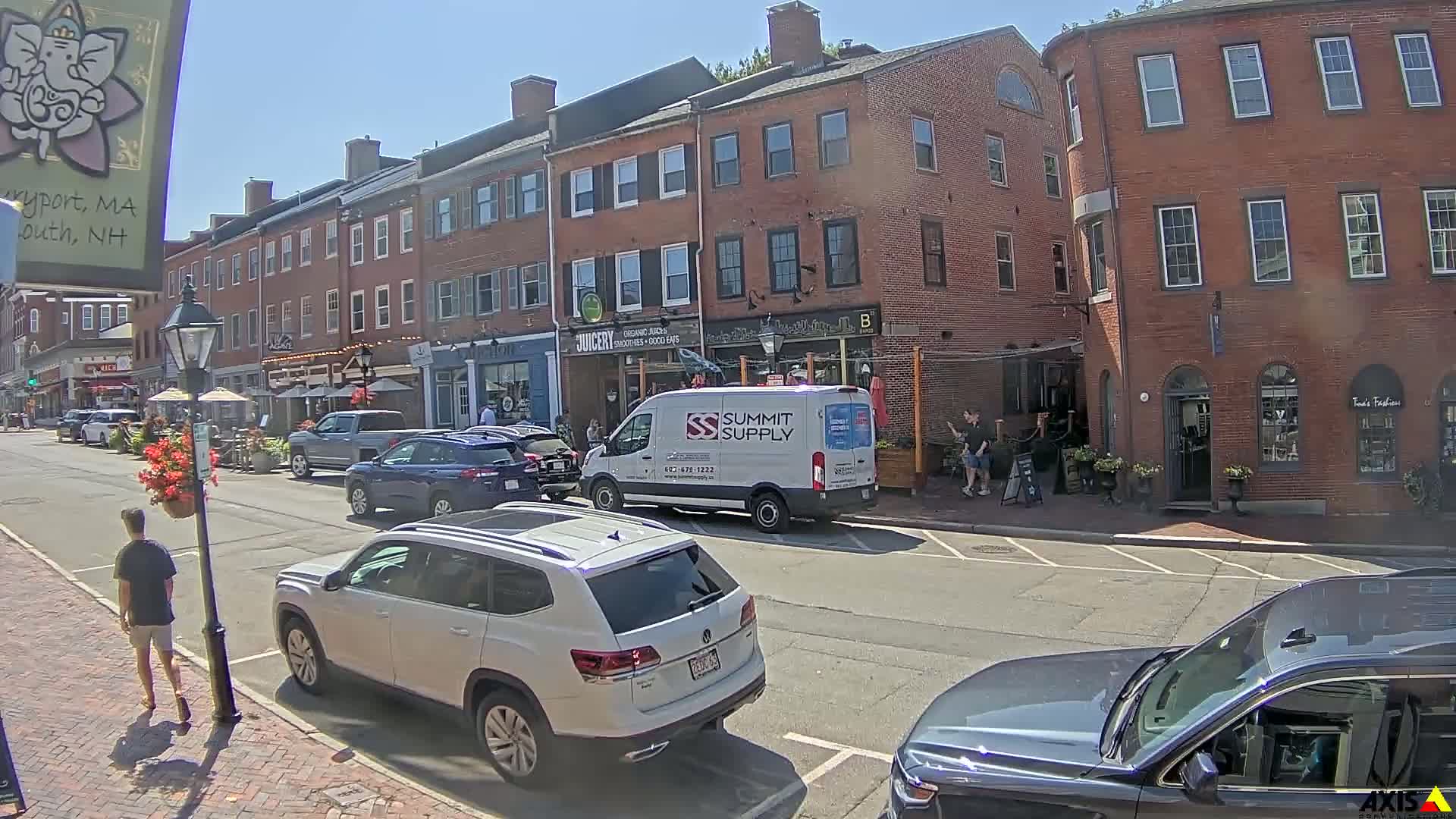 Newburyport, State Street South View Live Cam - Newburyport, Essex, Massachusetts, USA