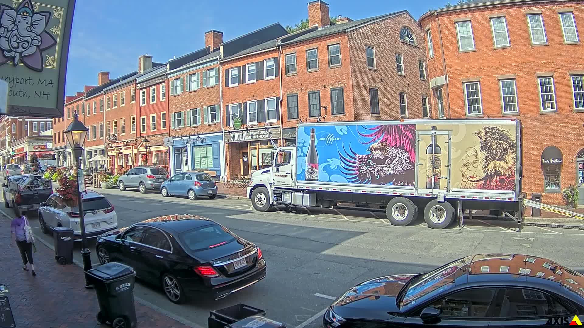 Newburyport, State Street South View Live Cam - Newburyport, Essex, Massachusetts, USA