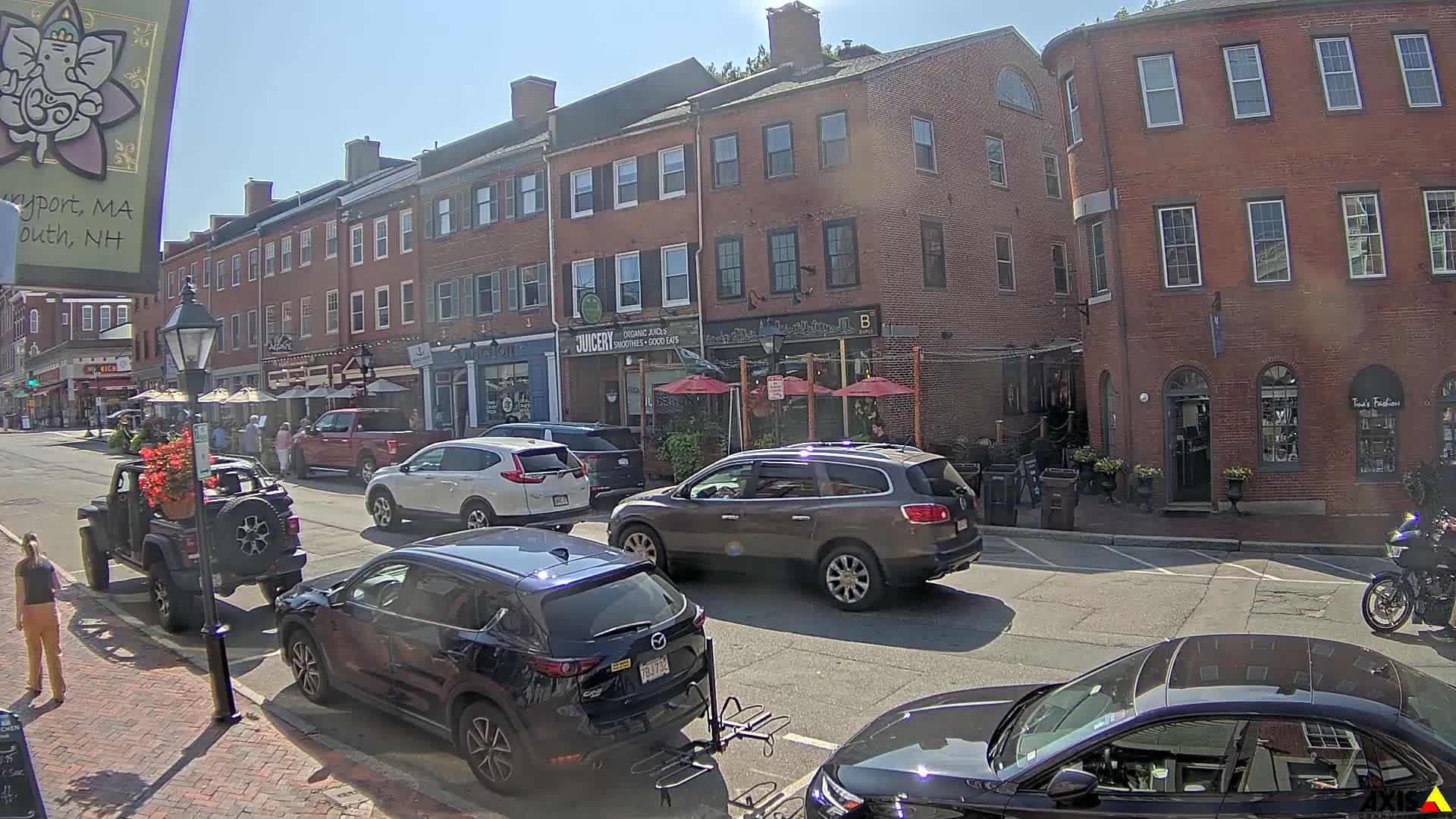 Newburyport, State Street South View Live Cam - Newburyport, Essex, Massachusetts, USA