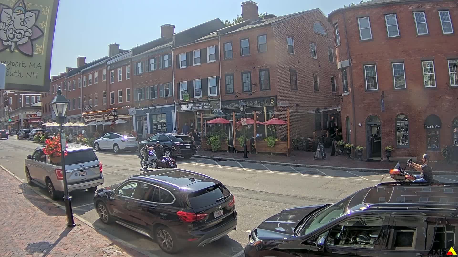 Newburyport, State Street South View Live Cam - Newburyport, Essex, Massachusetts, USA