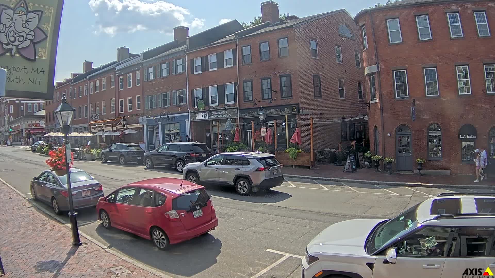 Newburyport, State Street South View Live Cam - Newburyport, Essex, Massachusetts, USA