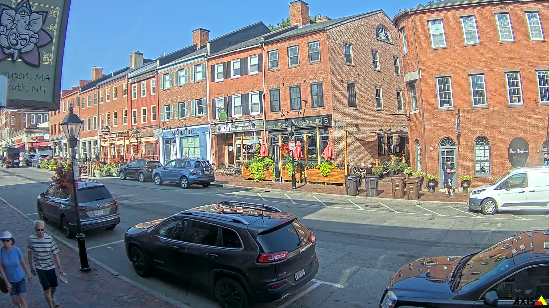 Newburyport, State Street South View Live Cam - Newburyport, Essex, Massachusetts, USA