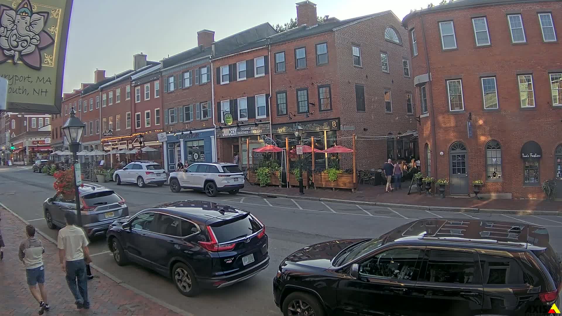 Newburyport, State Street South View Live Cam - Newburyport, Essex, Massachusetts, USA