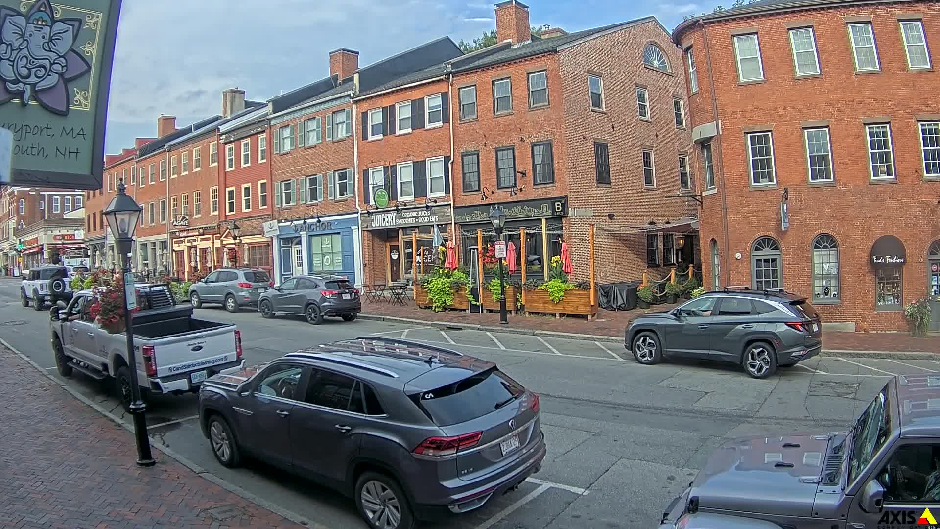 Newburyport, State Street South View Live Cam - Newburyport, Essex, Massachusetts, USA