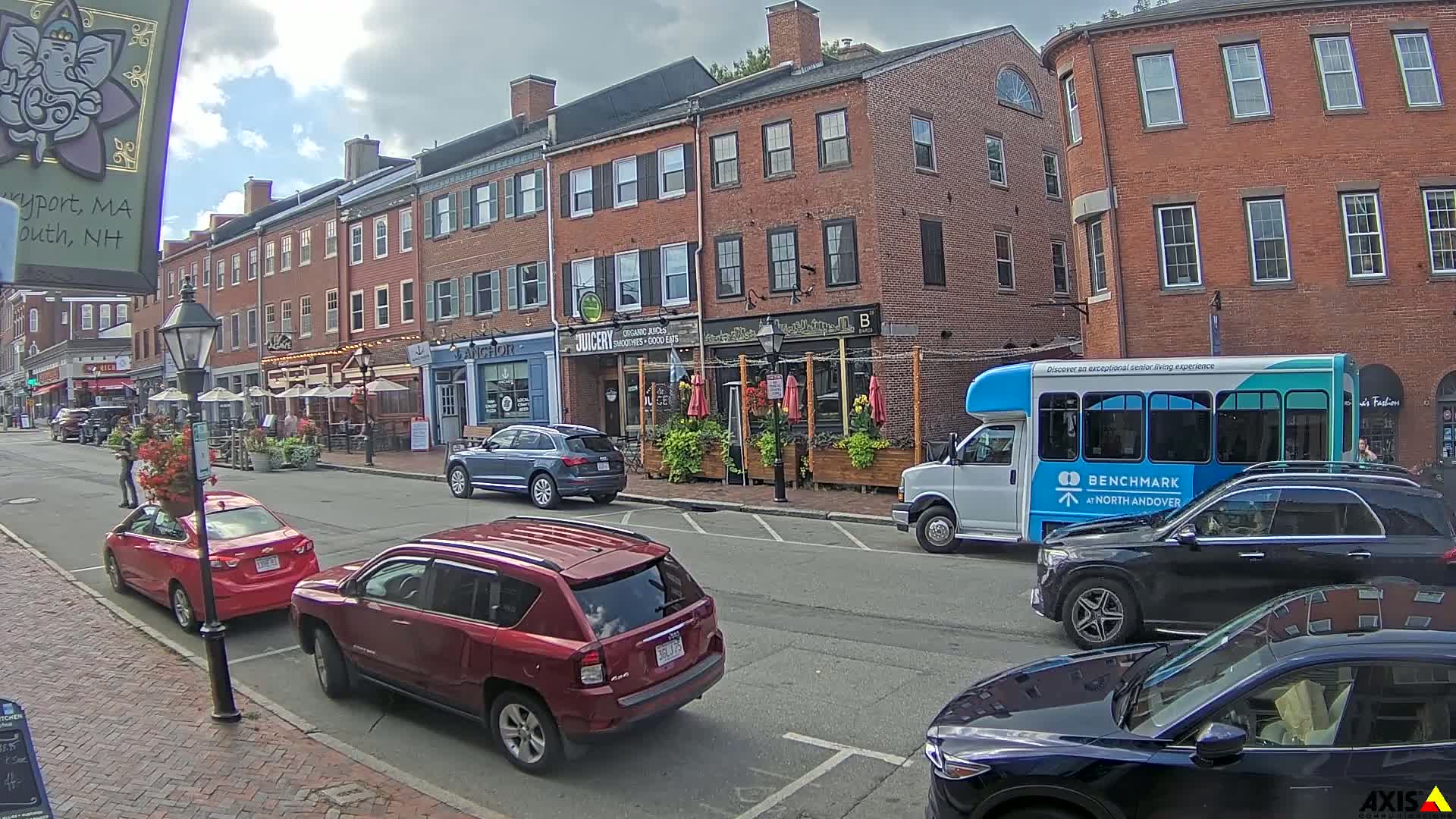 Newburyport, State Street South View Live Cam - Newburyport, Essex, Massachusetts, USA