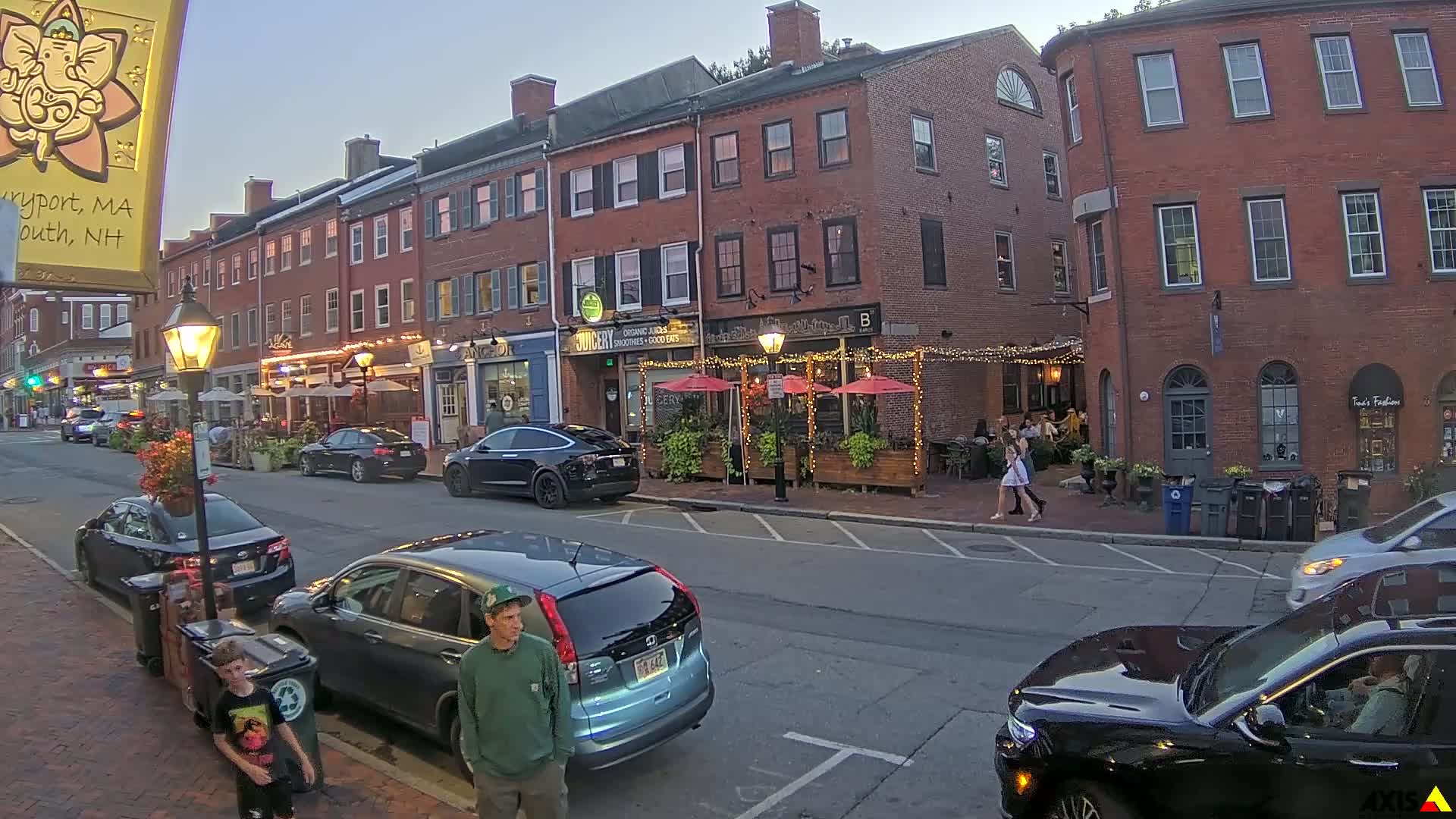 Newburyport, State Street South View Live Cam - Newburyport, Essex, Massachusetts, USA