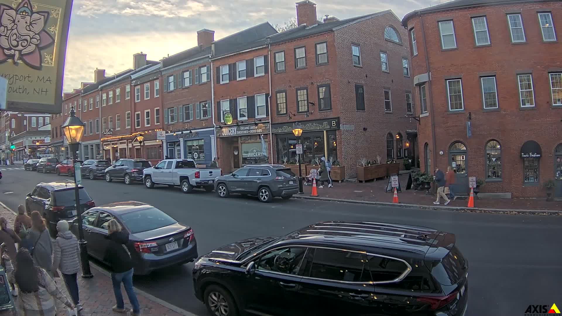 Newburyport, State Street South View Live Cam - Newburyport, Essex, Massachusetts, USA