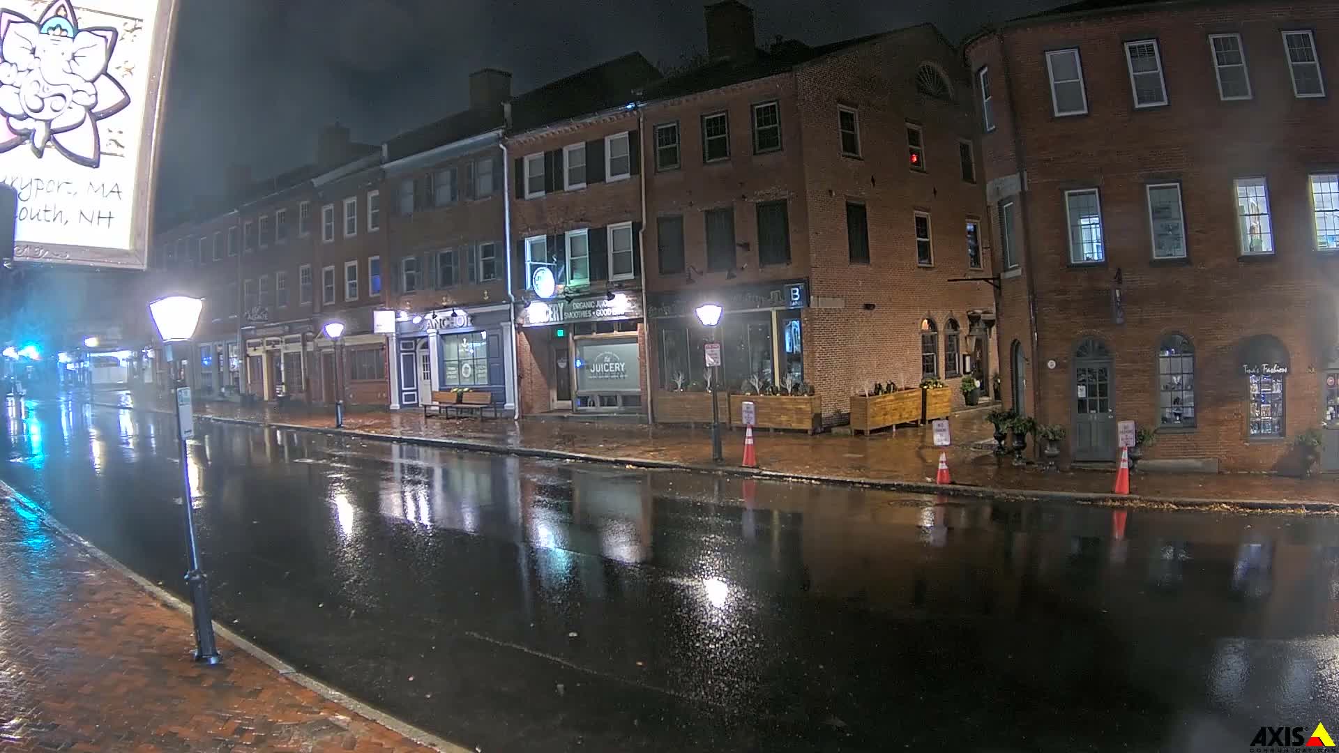 Newburyport, State Street South View Live Cam - Newburyport, Essex, Massachusetts, USA